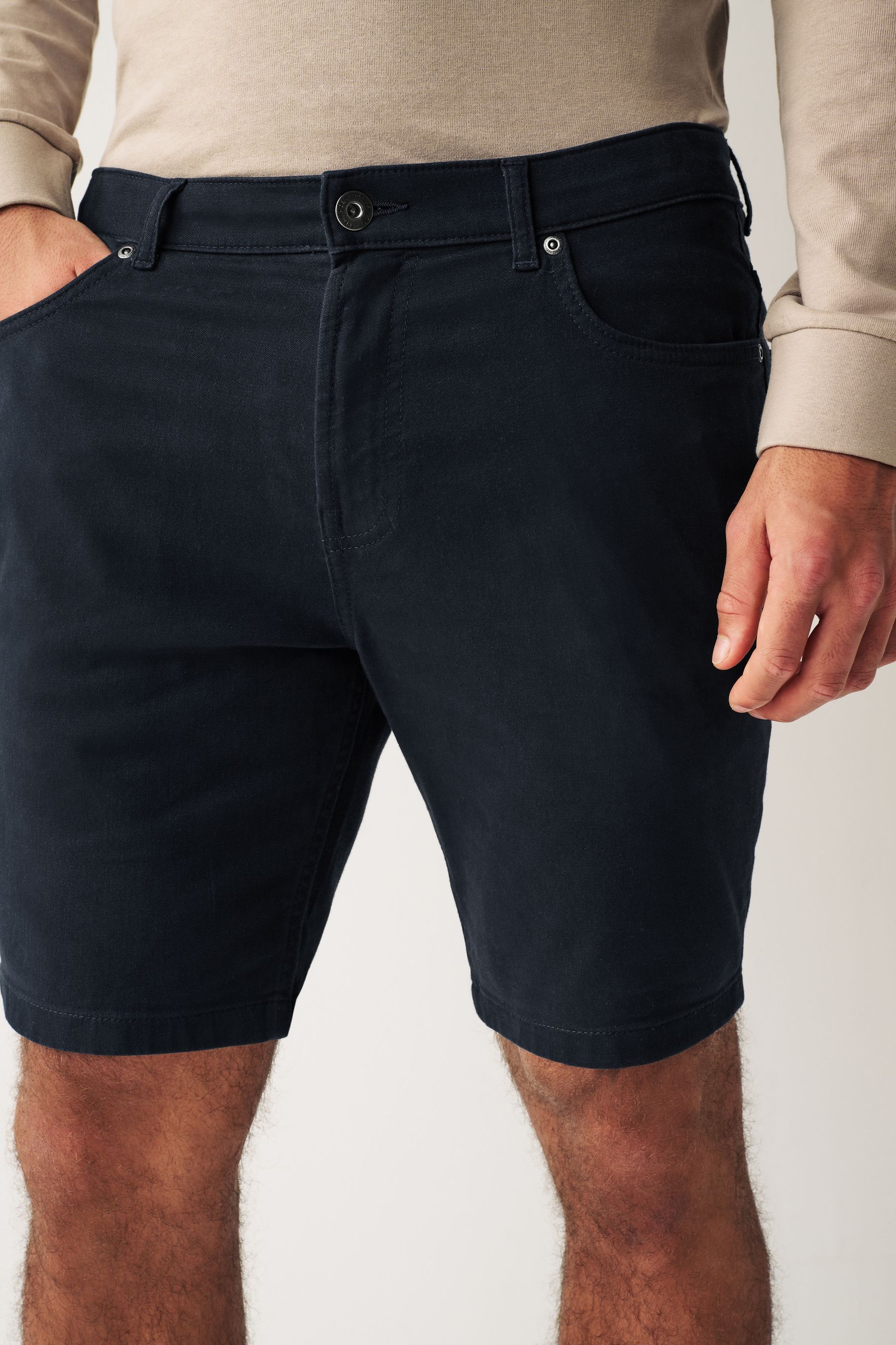 Next slim chino shorts online