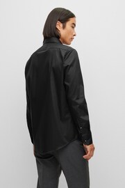 BOSS Black Regular Fit Poplin Easy Iron Long Sleeve Shirt - Image 2 of 5