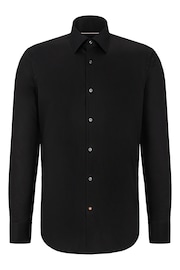 BOSS Black Regular Fit Poplin Easy Iron Long Sleeve Shirt - Image 5 of 5