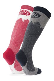 Tog 24 Blue Aprica Ski Socks 2 Packs - Image 2 of 2