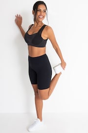 Pour Moi Black Energy High Shorts - Image 1 of 5