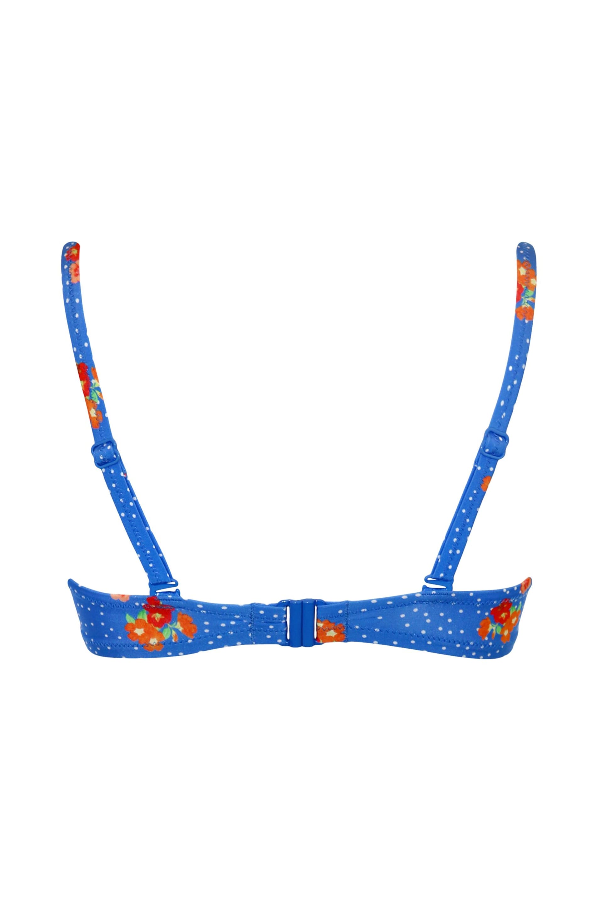 Pour Moi Blue Santa Cruz Underwired Non Padded Adjustable Top - Image 5 of 5