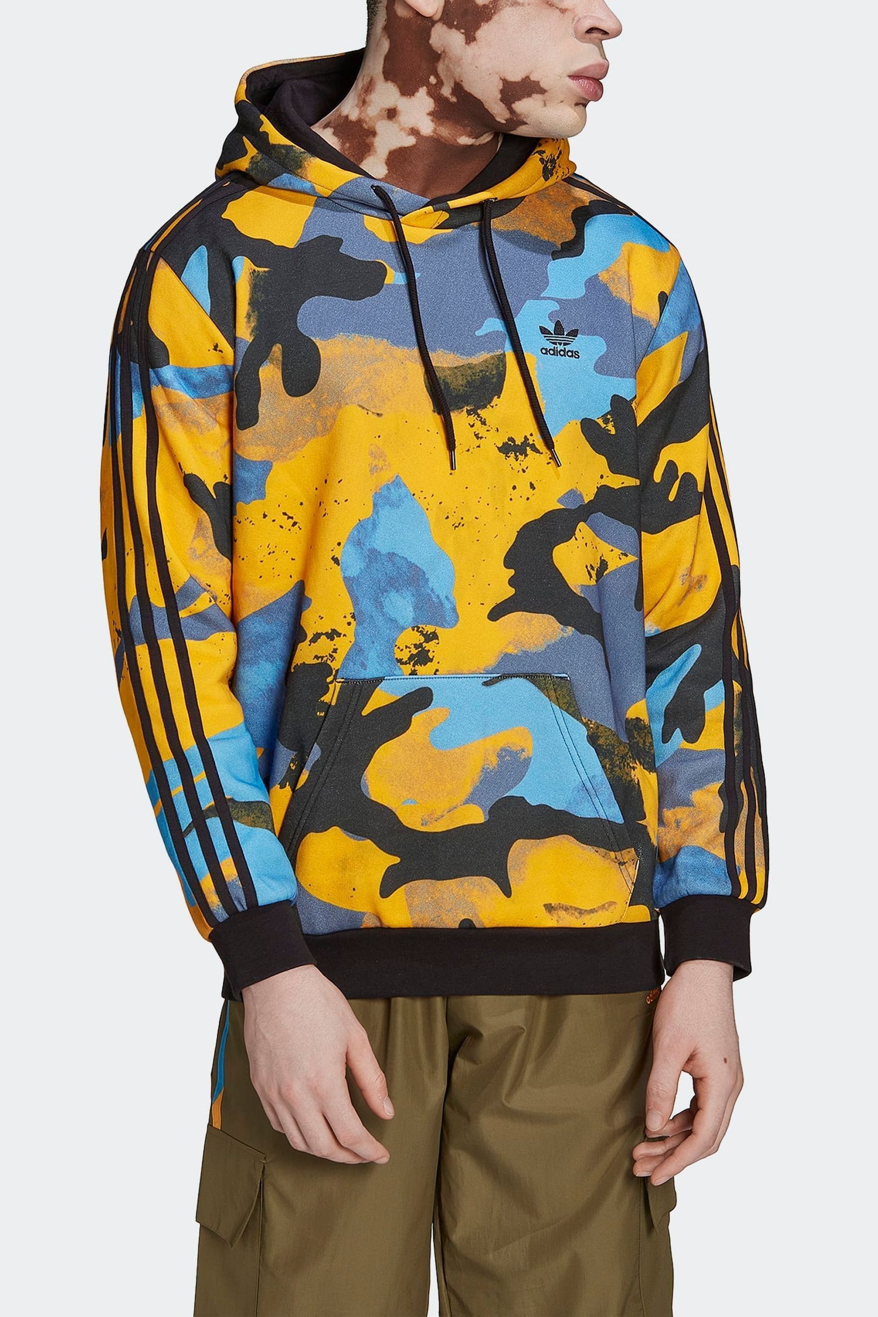 Buy adidas Originals Yellow Series Allover Print Hoodie from the Next UK online shop