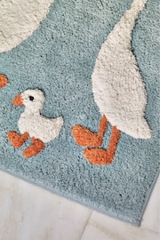 Teal Blue Goose And Friends Shower Mat - Image 2 of 4