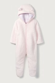 The White Company Teddy Bear Fleece Toddler Pramsuit - Image 2 of 3