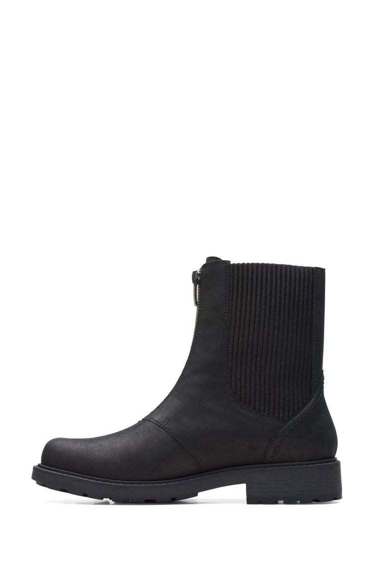 Clarks Black Leather Orinoco 2 Up Boots - Image 2 of 7