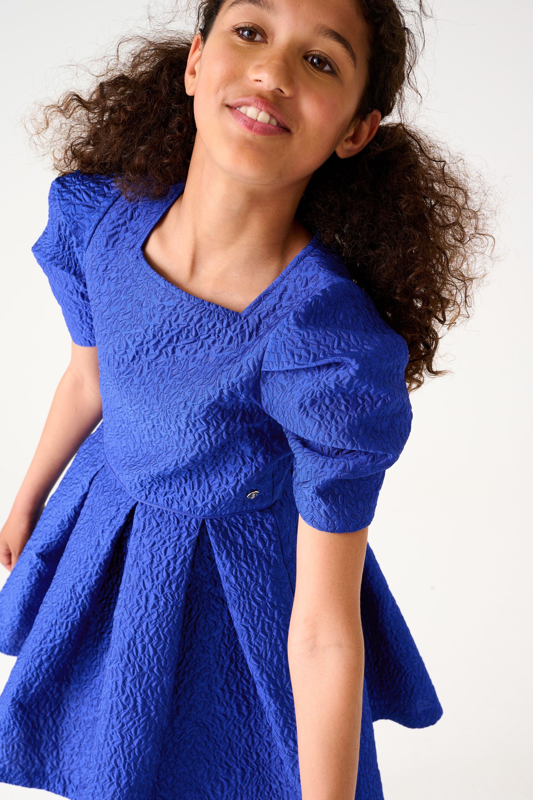 Ted baker blue off shoulder dress online