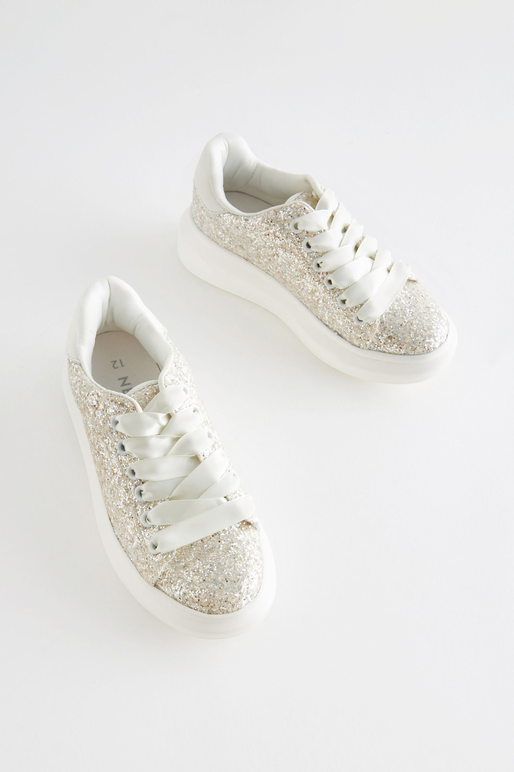 Chunky cream trainers sale