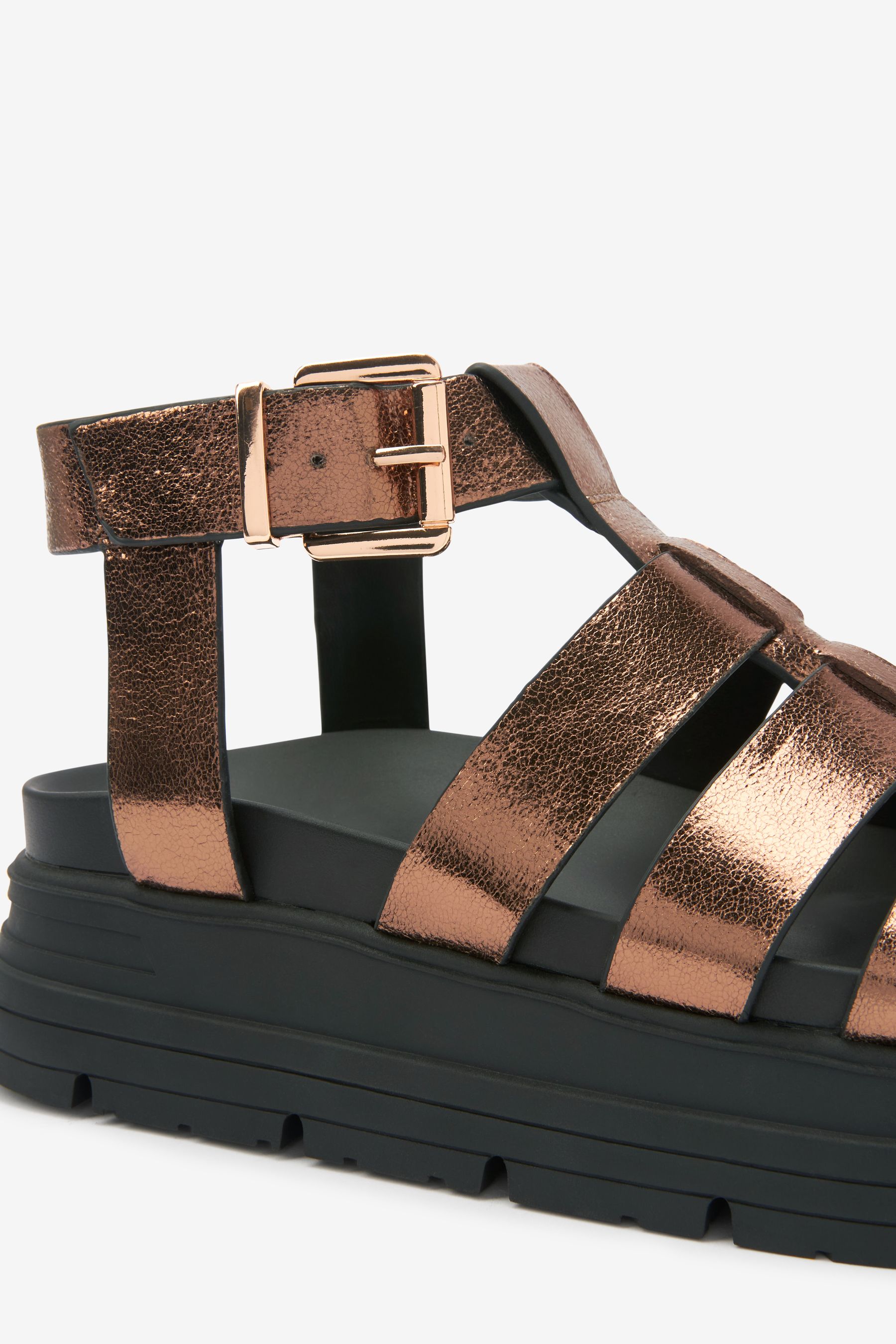 Gladiator sandals thick sole clearance