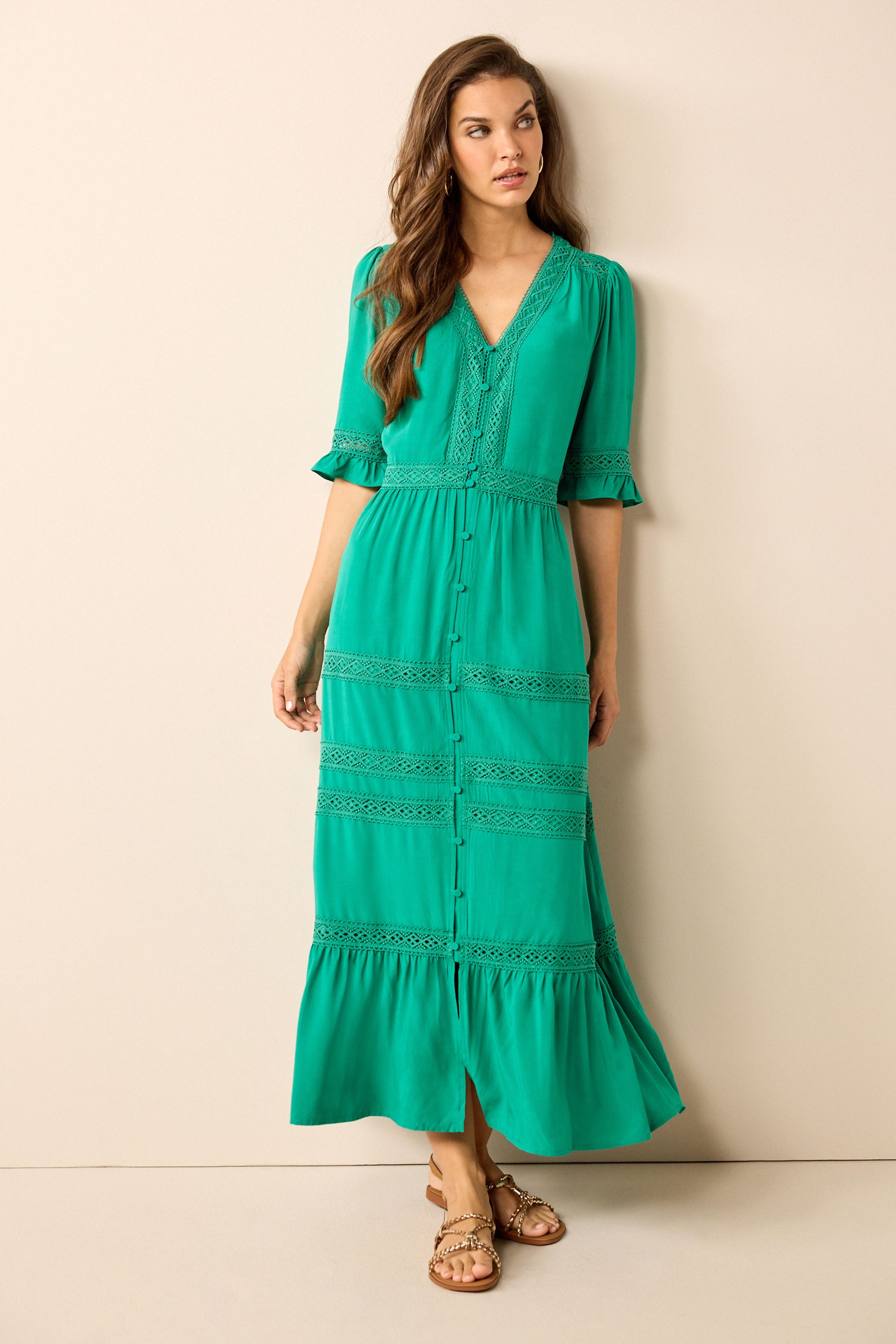 Button through dress next store