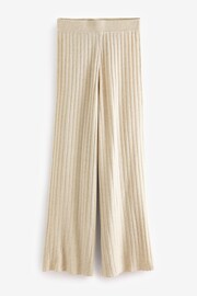 Rochelle Neutral Brown Rib Co-ord Trousers - Image 5 of 6