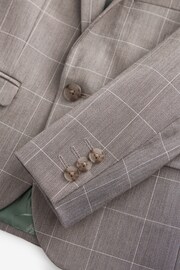 Neutral Check Suit Jacket (12mths-16yrs) - Image 6 of 7