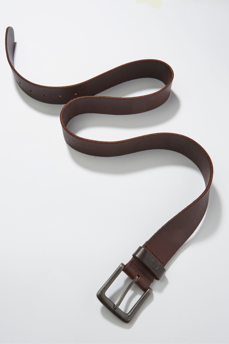 FatFace Brown Italian Leather Belt - Image 2 of 2