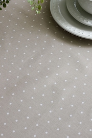 Natural Spot Wipe Clean Table Cloth - Image 2 of 3