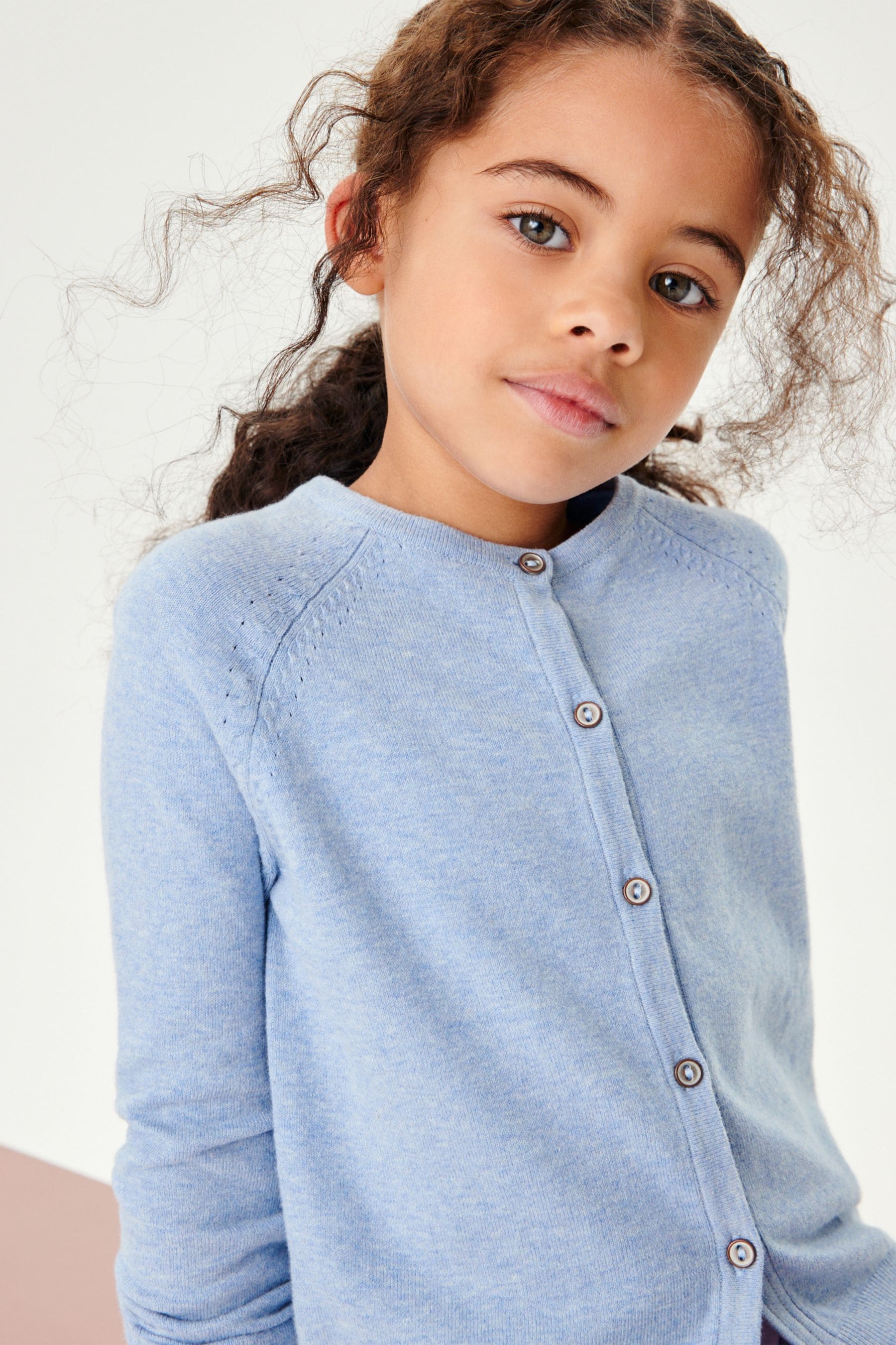 Blue button up cardigan deals
