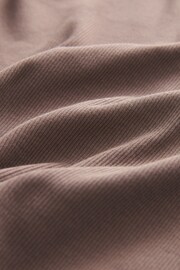 Mole Brown Maternity Ribbed Dress - Image 7 of 7