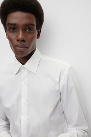 BOSS White Slim Fit Dress Shirt - Image 4 of 6