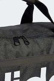 adidas Black Linear Duffle Bag - Image 4 of 5