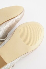 Ombre Gold/Silver Glitter Wide Fit (G) Mary Jane Occasion Shoes - Image 6 of 6