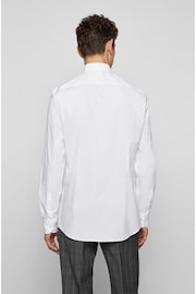 BOSS White Chrome Slim Fit Shirt - Image 2 of 6