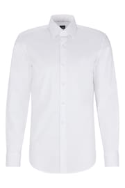 BOSS White Chrome Slim Fit Shirt - Image 5 of 6