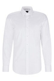 BOSS White Chrome Slim Fit Shirt - Image 6 of 6