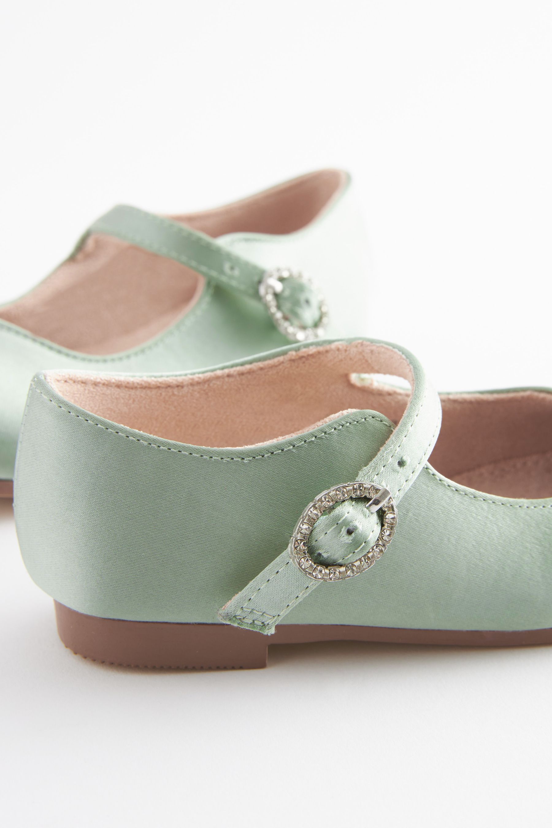 Buy Sage Green Standard Fit F Bridesmaid Collection Mary Jane Occasion Shoes from Next Luxembourg