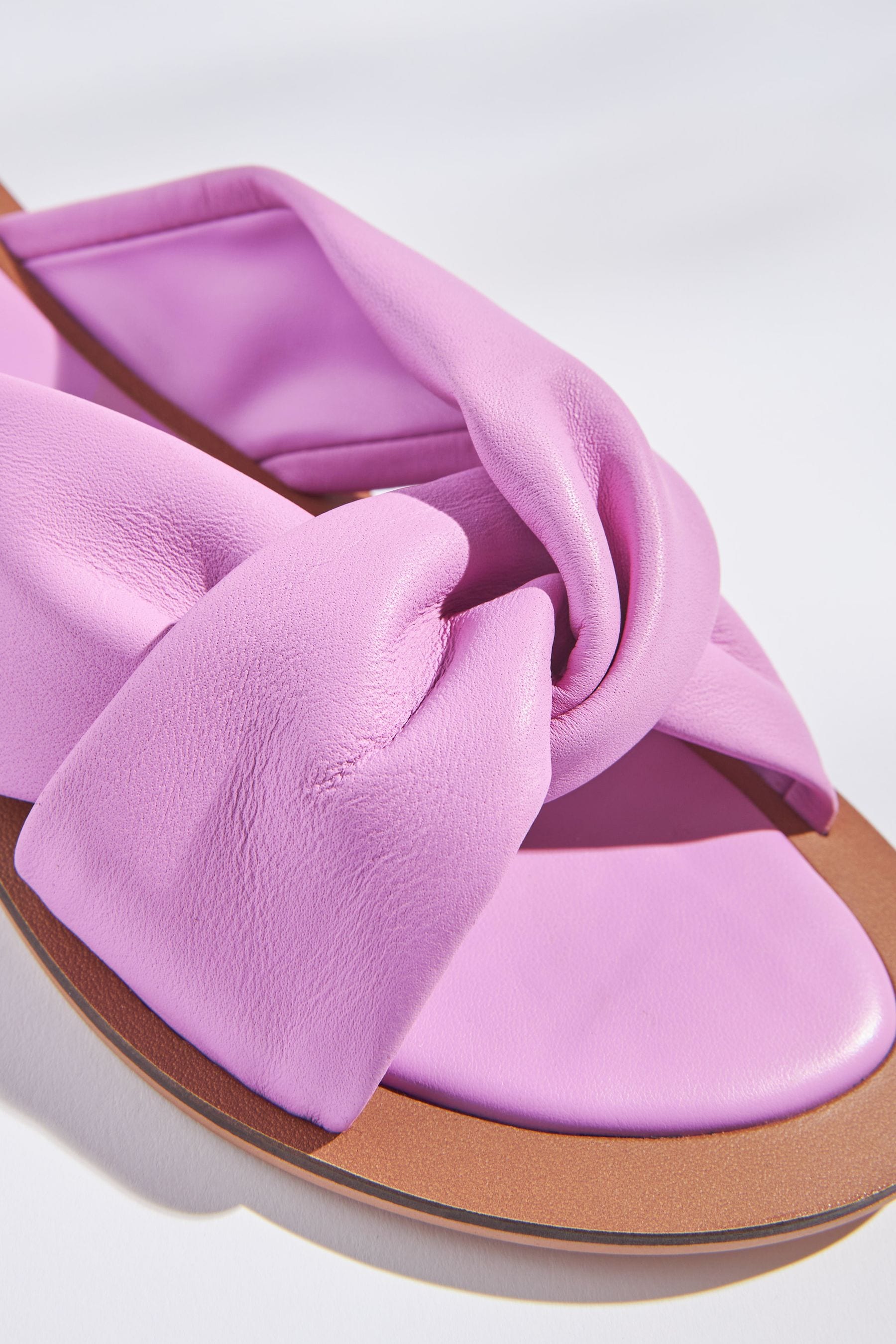 Wide fit mule sandals top