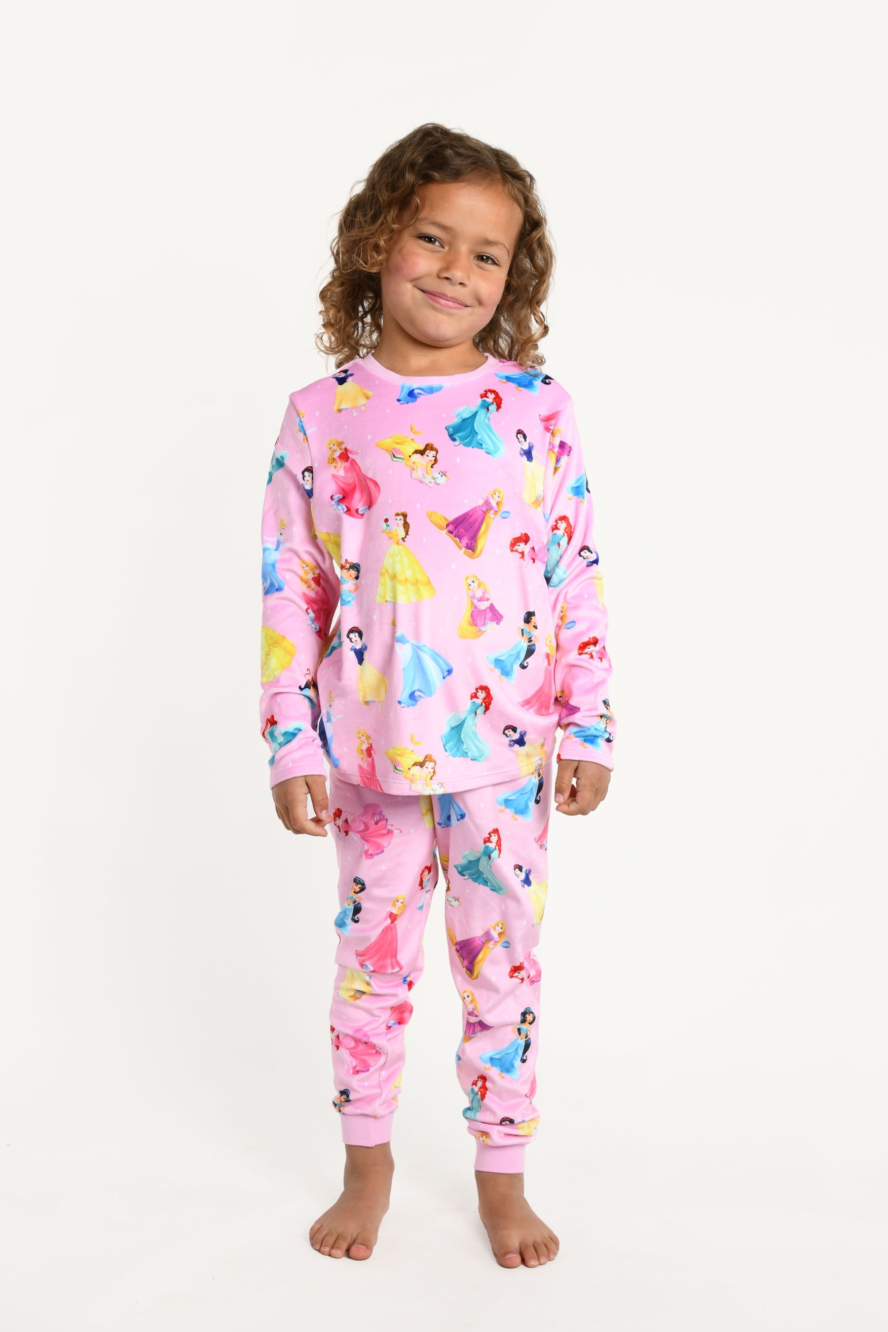 Princess pajamas for girls outlet