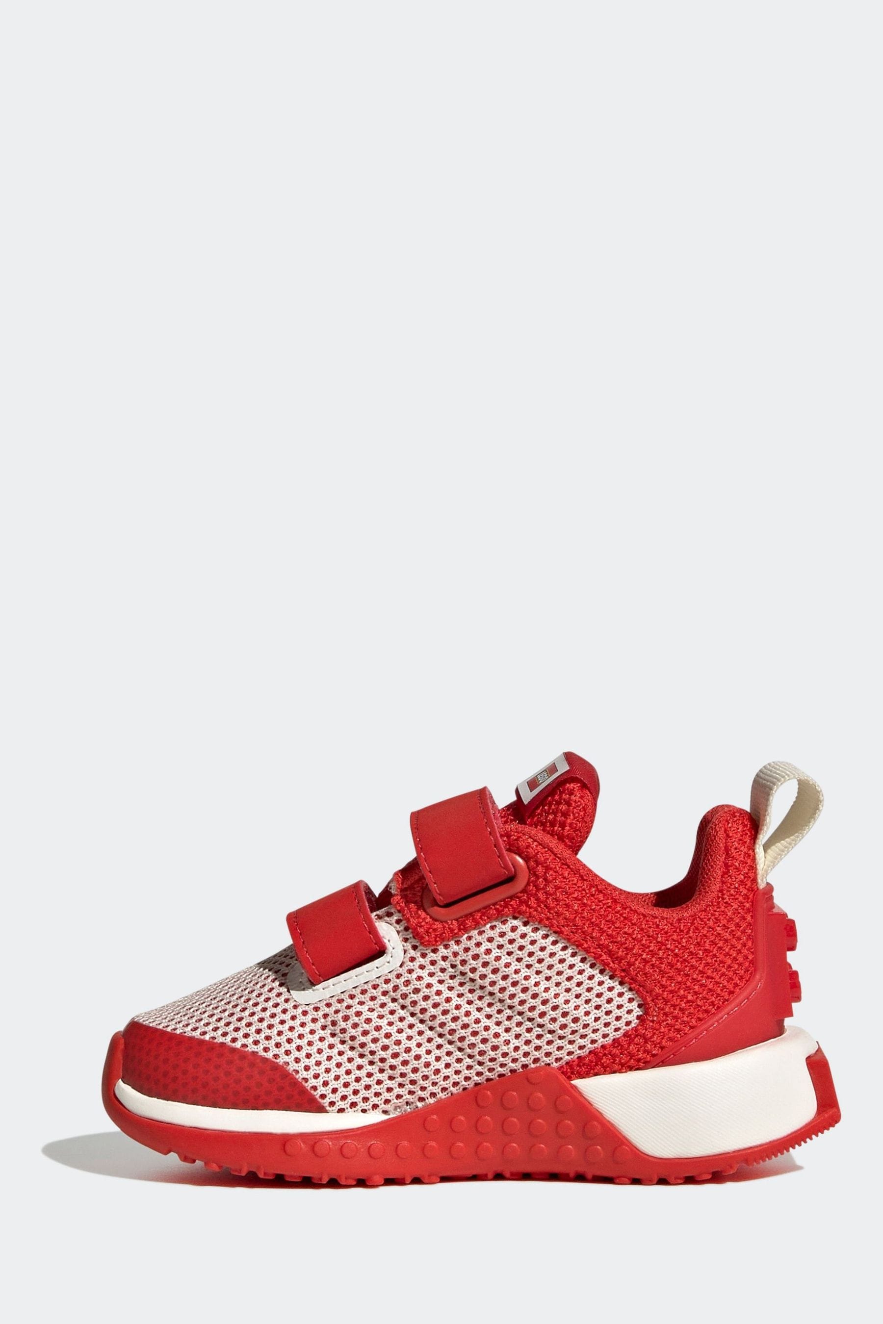 Buy adidas Red White x Lego Sport Pro Infant Hook And Loop Trainers from Next Luxembourg