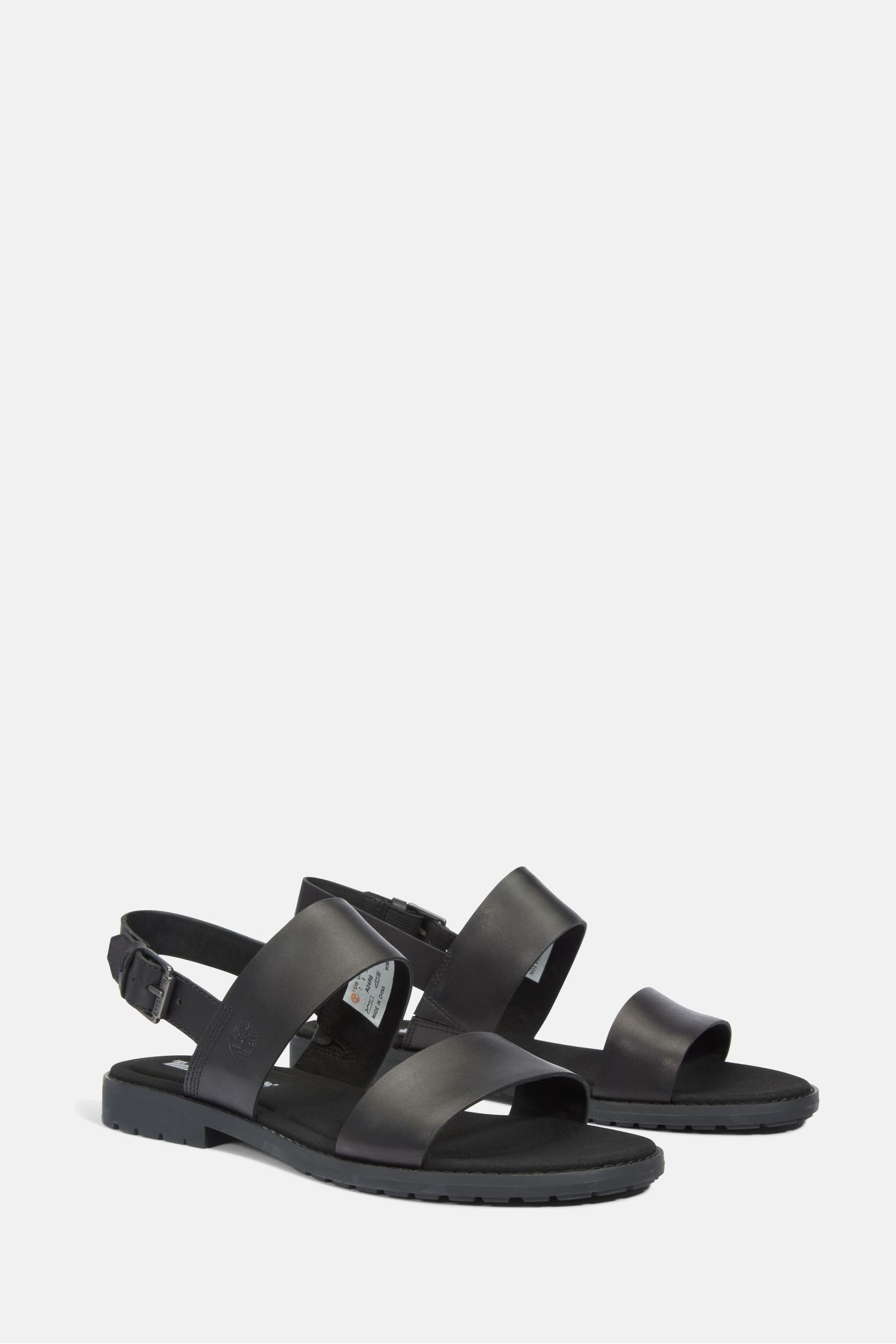 Timberland Black Chicago Riverside Two Band Sandals - Image 2 of 5