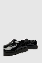 Schuh Wide Fit Lock Black Shoes - Image 4 of 4