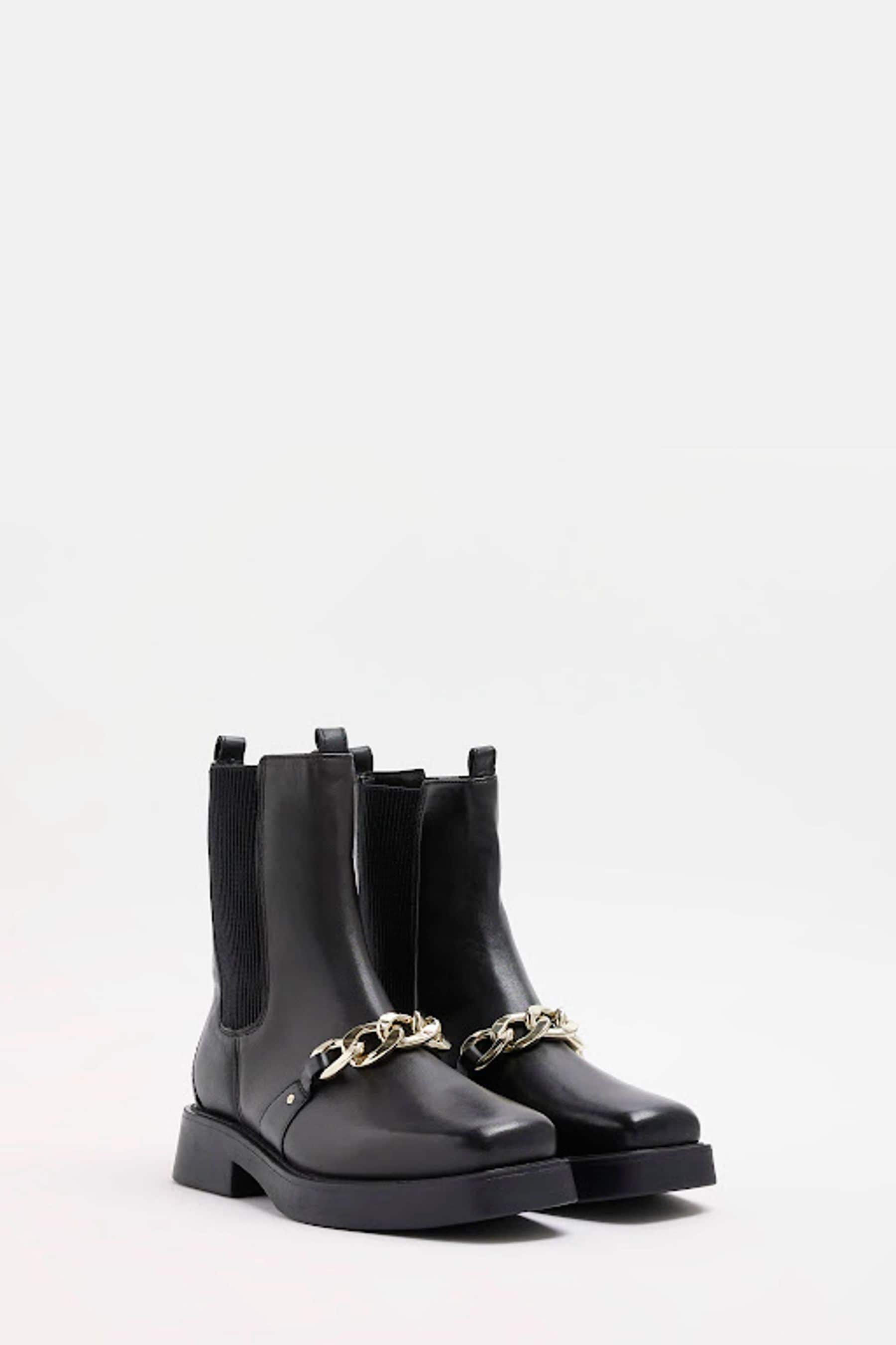 River island chain boots top