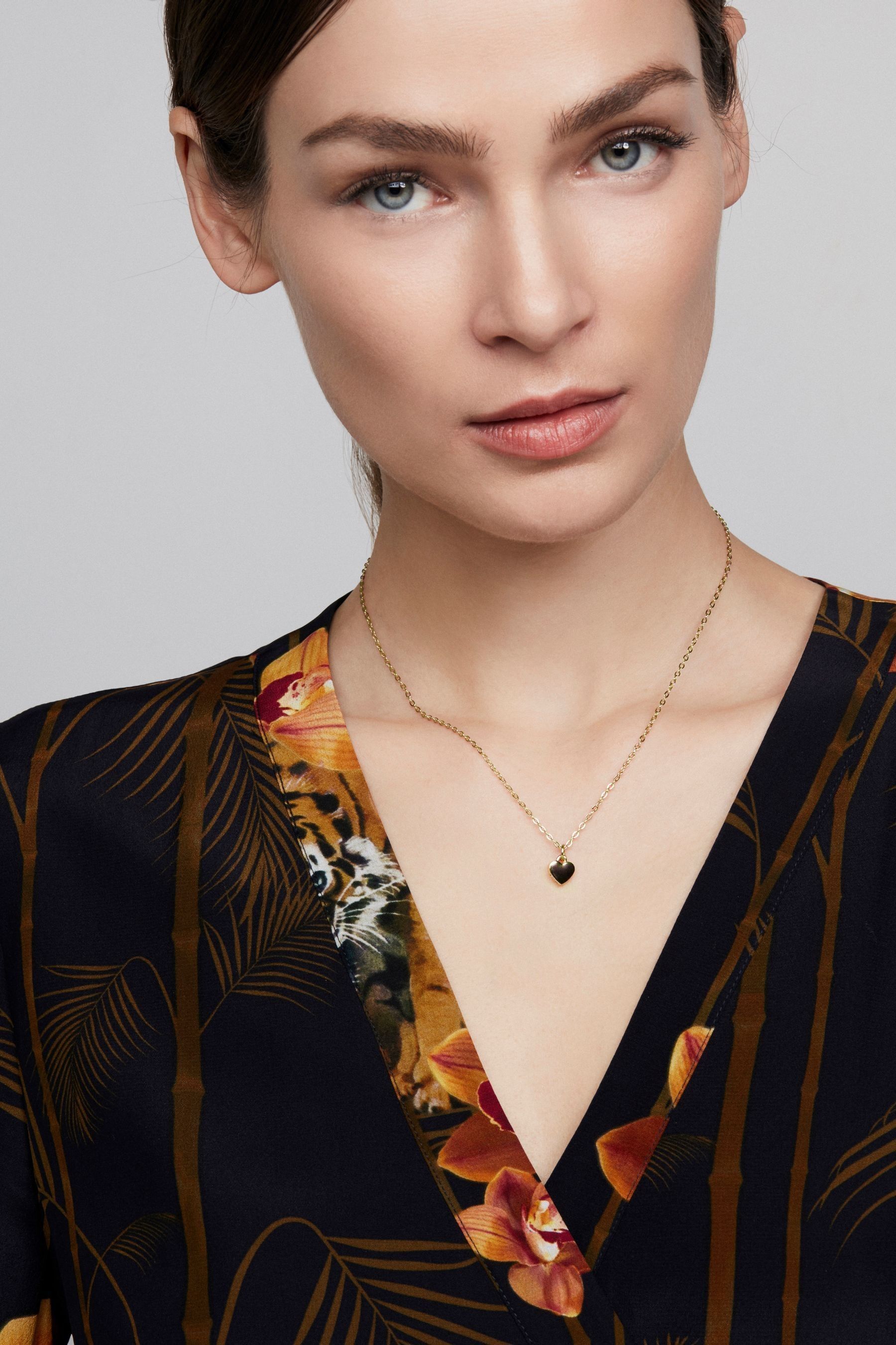 Buy Ted Baker Gold Tone HARA Tiny Heart Pendant Necklace from Next Luxembourg