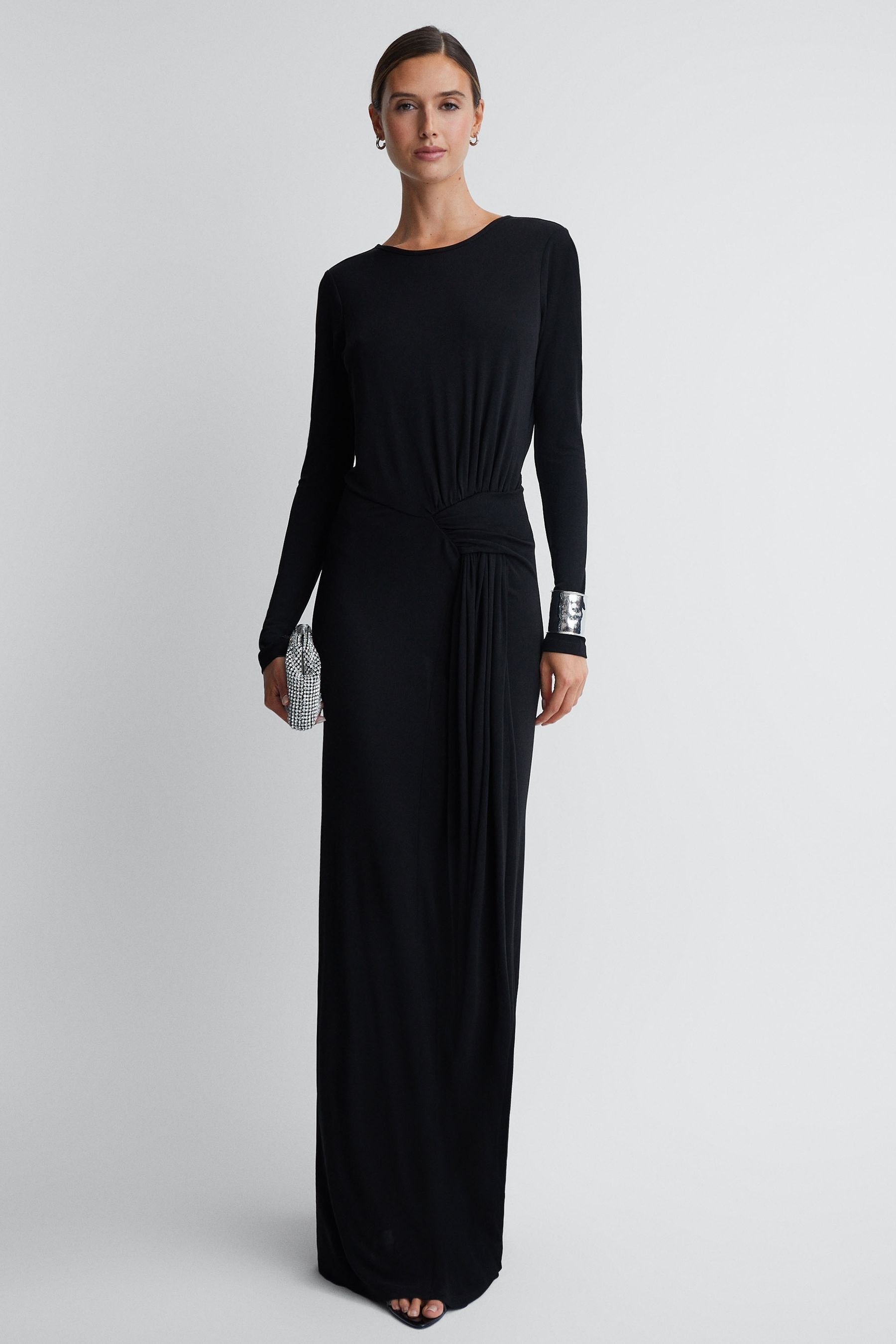 Reiss long sleeve evening dresses clearance