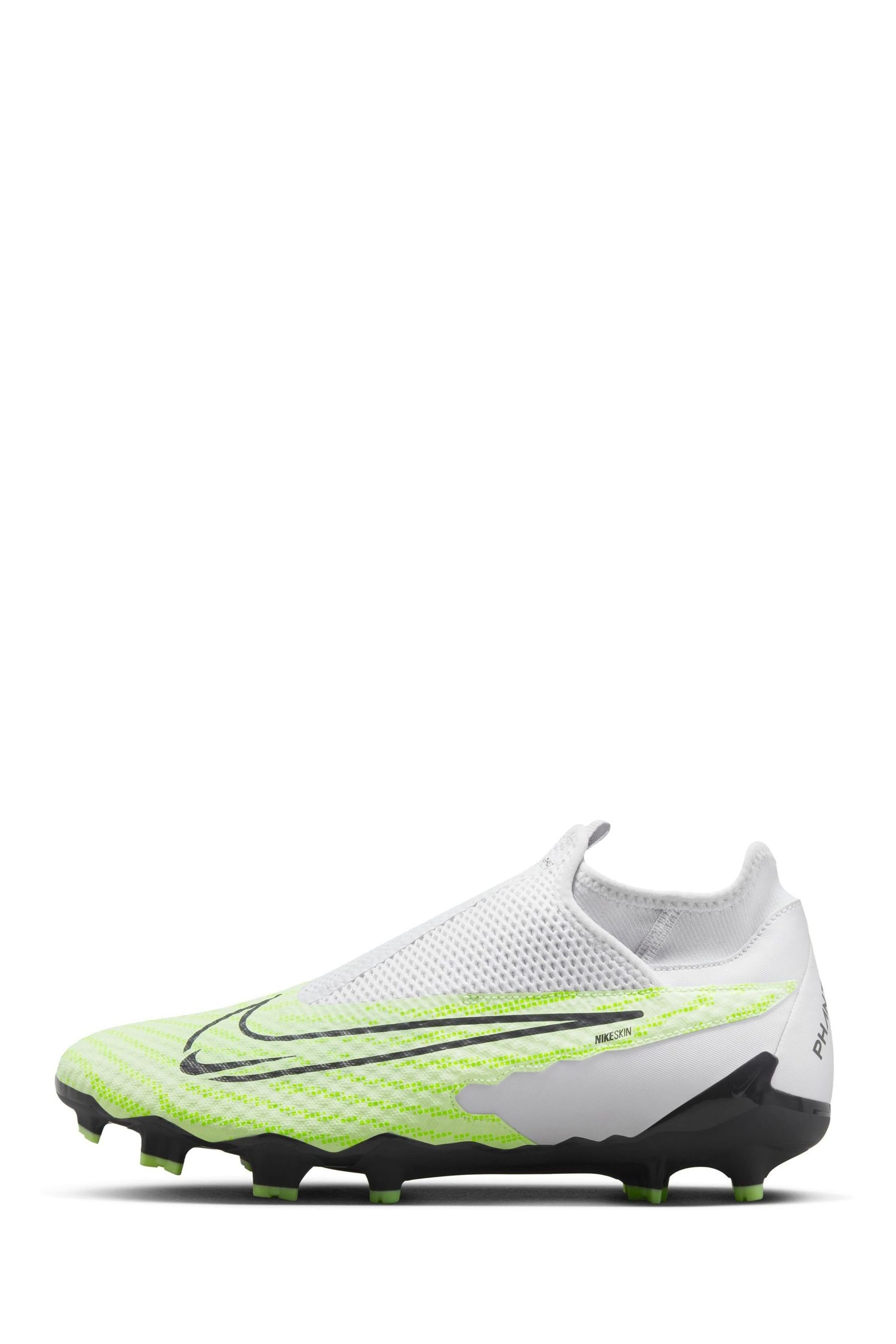 Buy Nike Yellow Phantom Academy Firm Ground Football Boots from Next Luxembourg