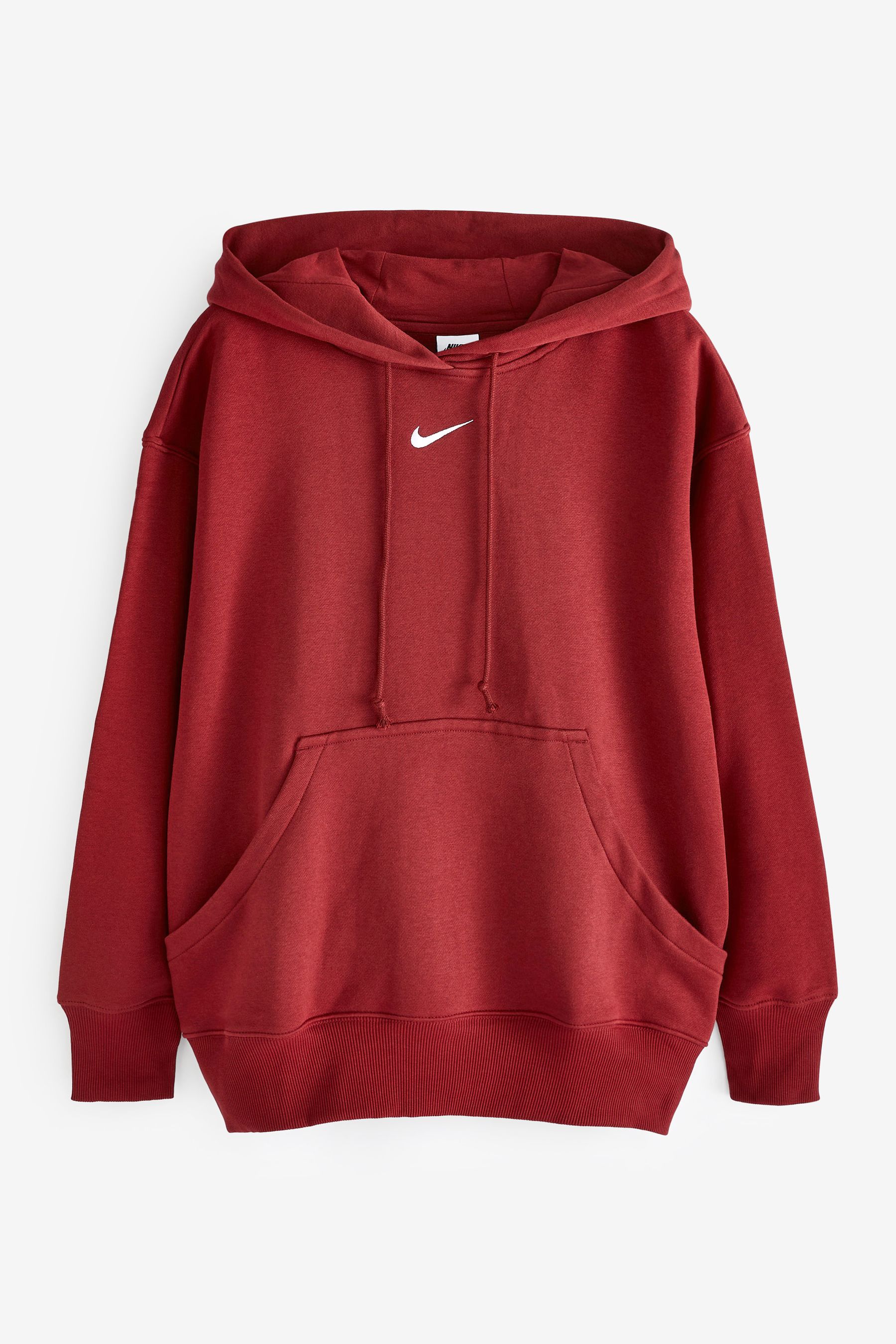 Nike burgundy swoosh hoodie shop