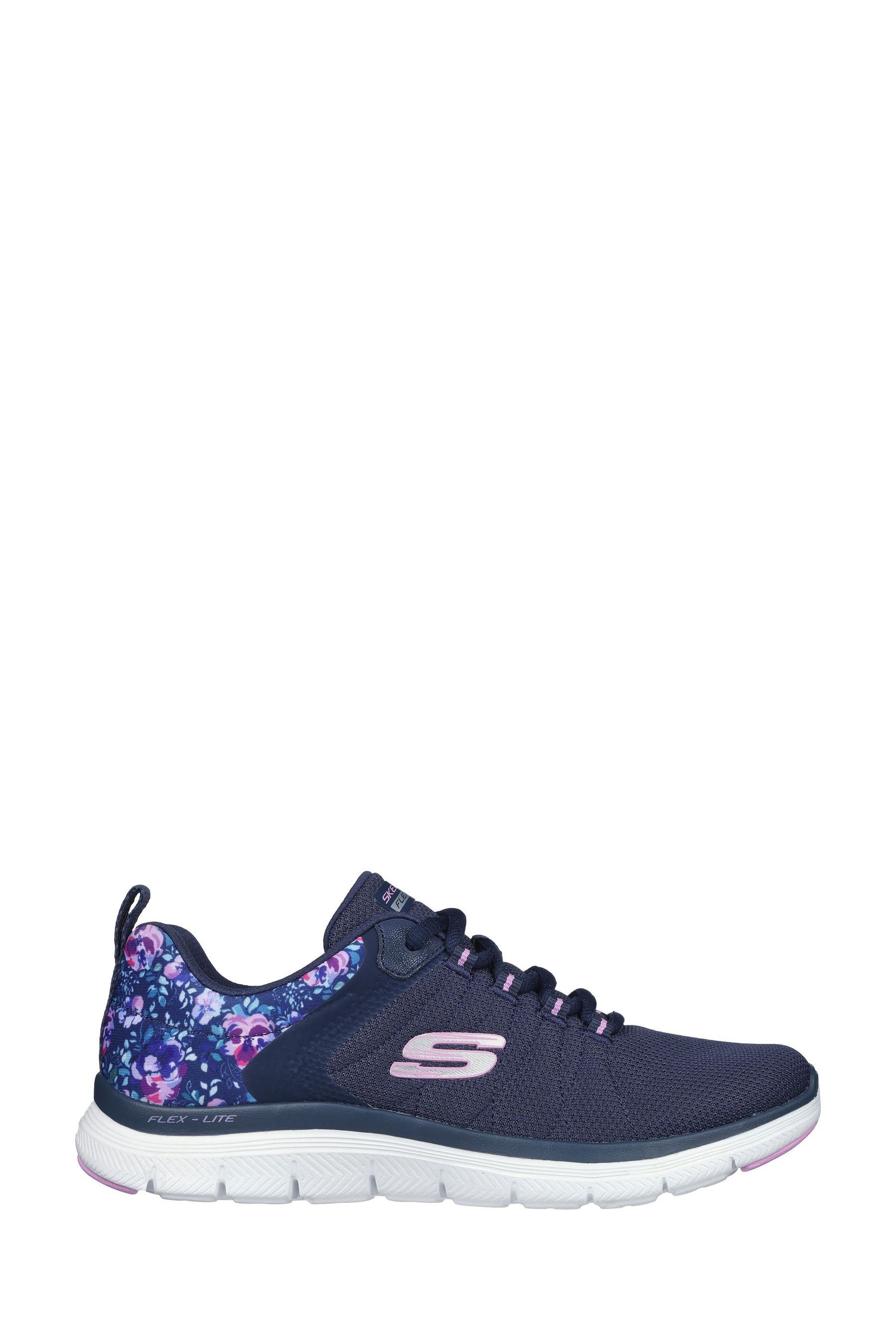 Buy Skechers Blue Flex Appeal 4.0 Womens Trainers from Next Luxembourg