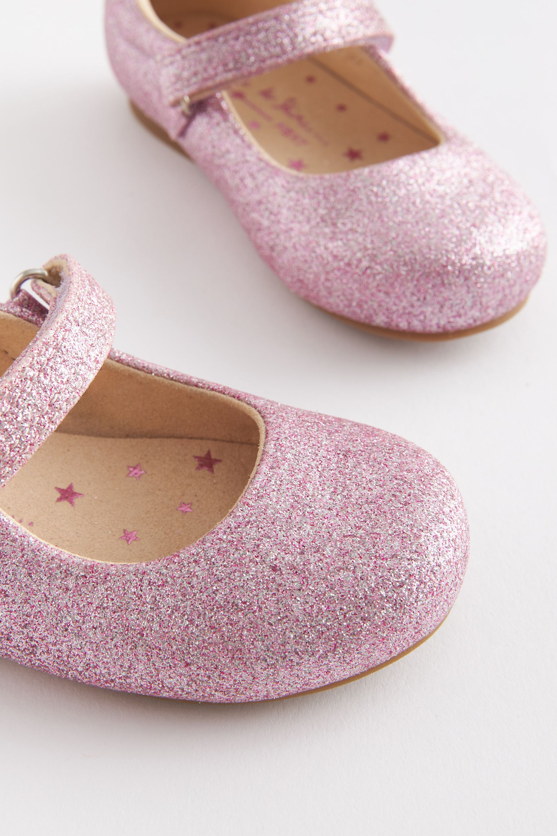 Buy Pink Glitter Standard Fit F Mary Jane Shoes from Next Luxembourg