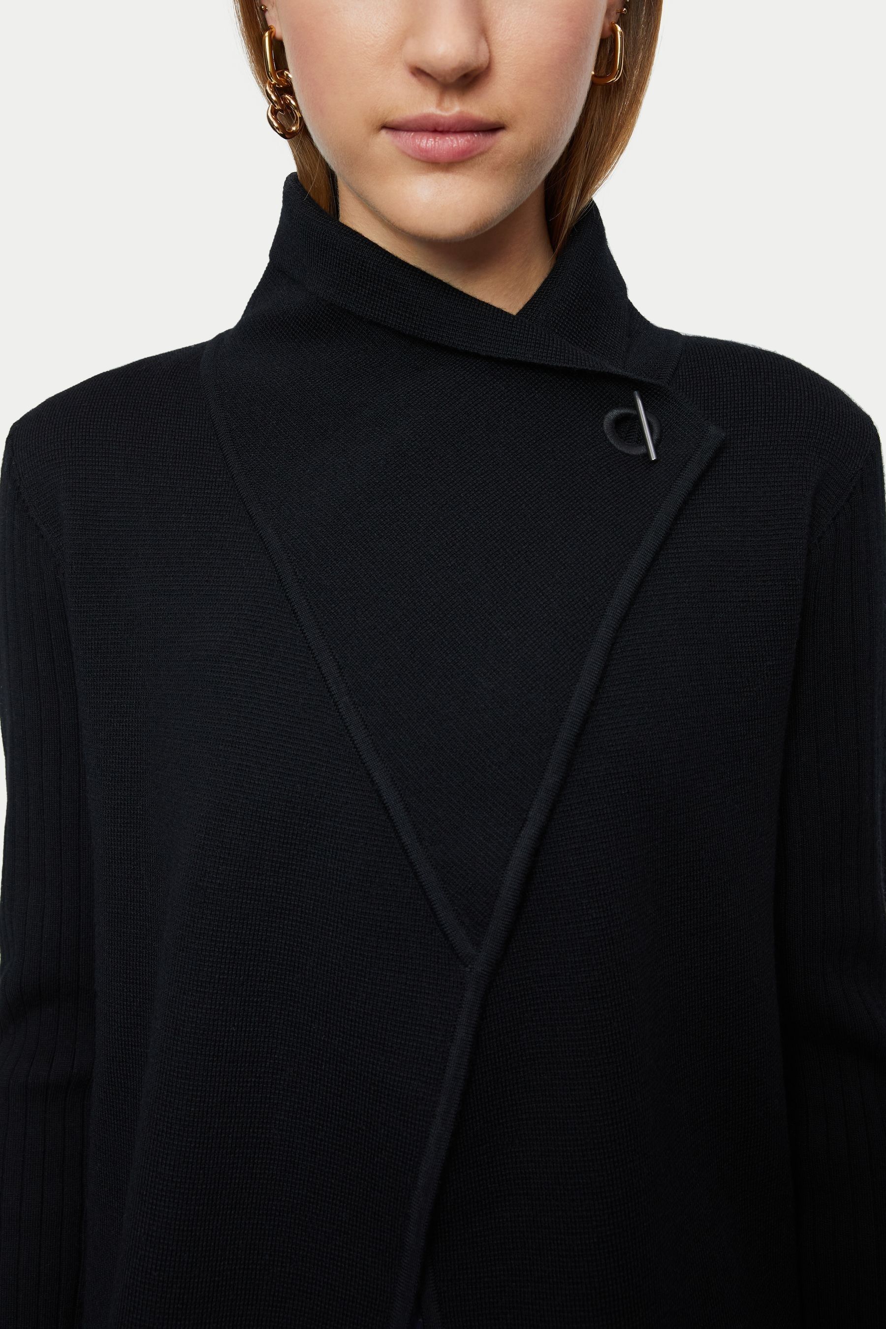 Buy Jigsaw Black Milano Ring Short Cardigan from Next Ireland