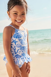 Blue/White Skirted Swimsuit (3mths-7yrs) - Image 2 of 7
