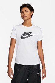 Nike White Essential Icon T-Shirt - Image 1 of 4