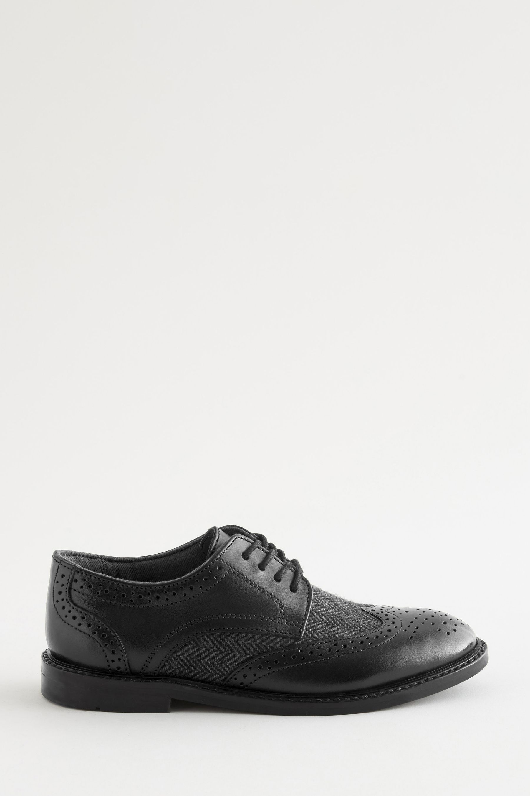 Next black brogues hotsell