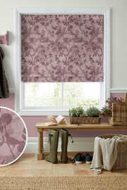 Laura Ashley Purple Eglantine Made To Measure Roman Blinds - Image 1 of 6