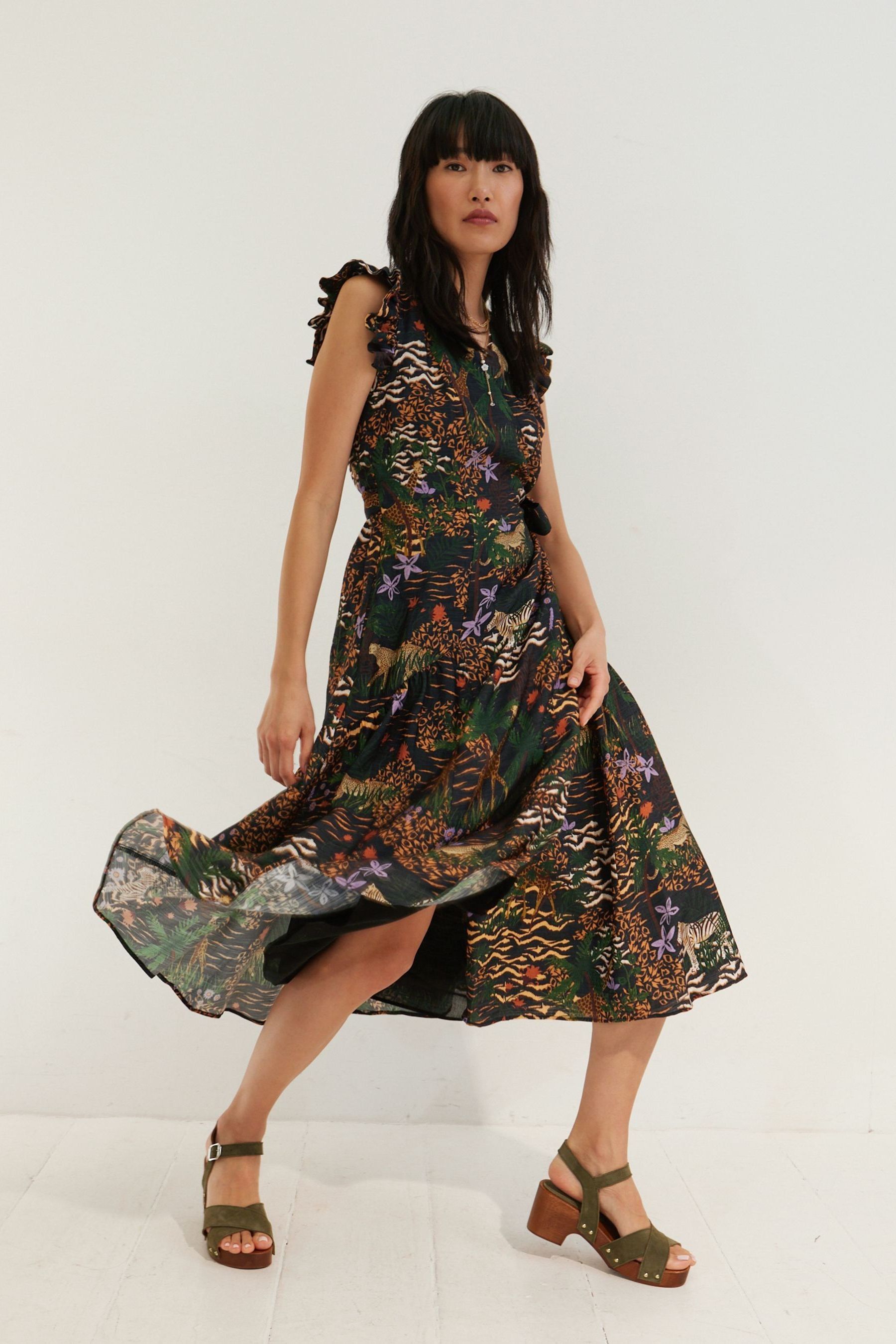 Oliver bonas wrap dress deals