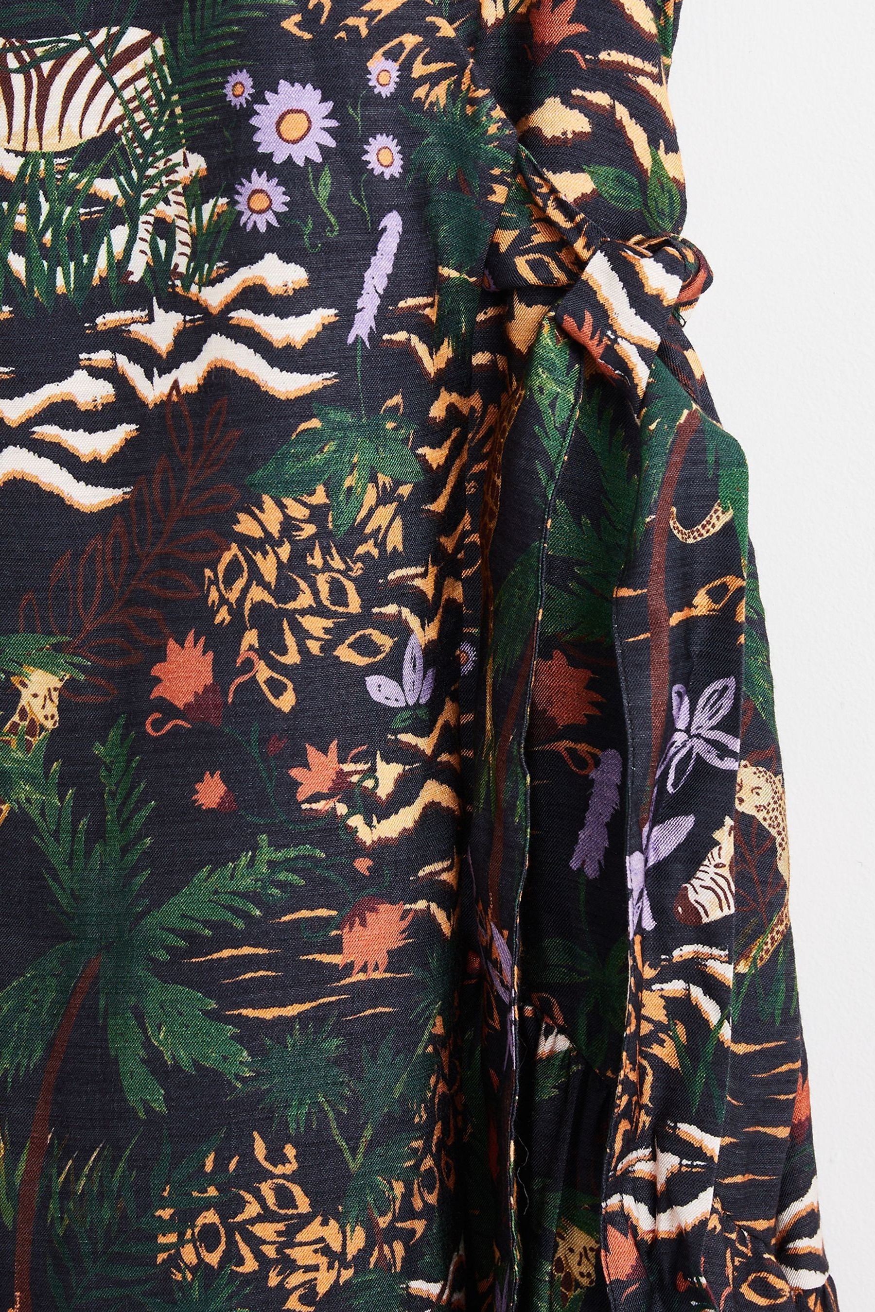 Oliver bonas wrap dress on sale