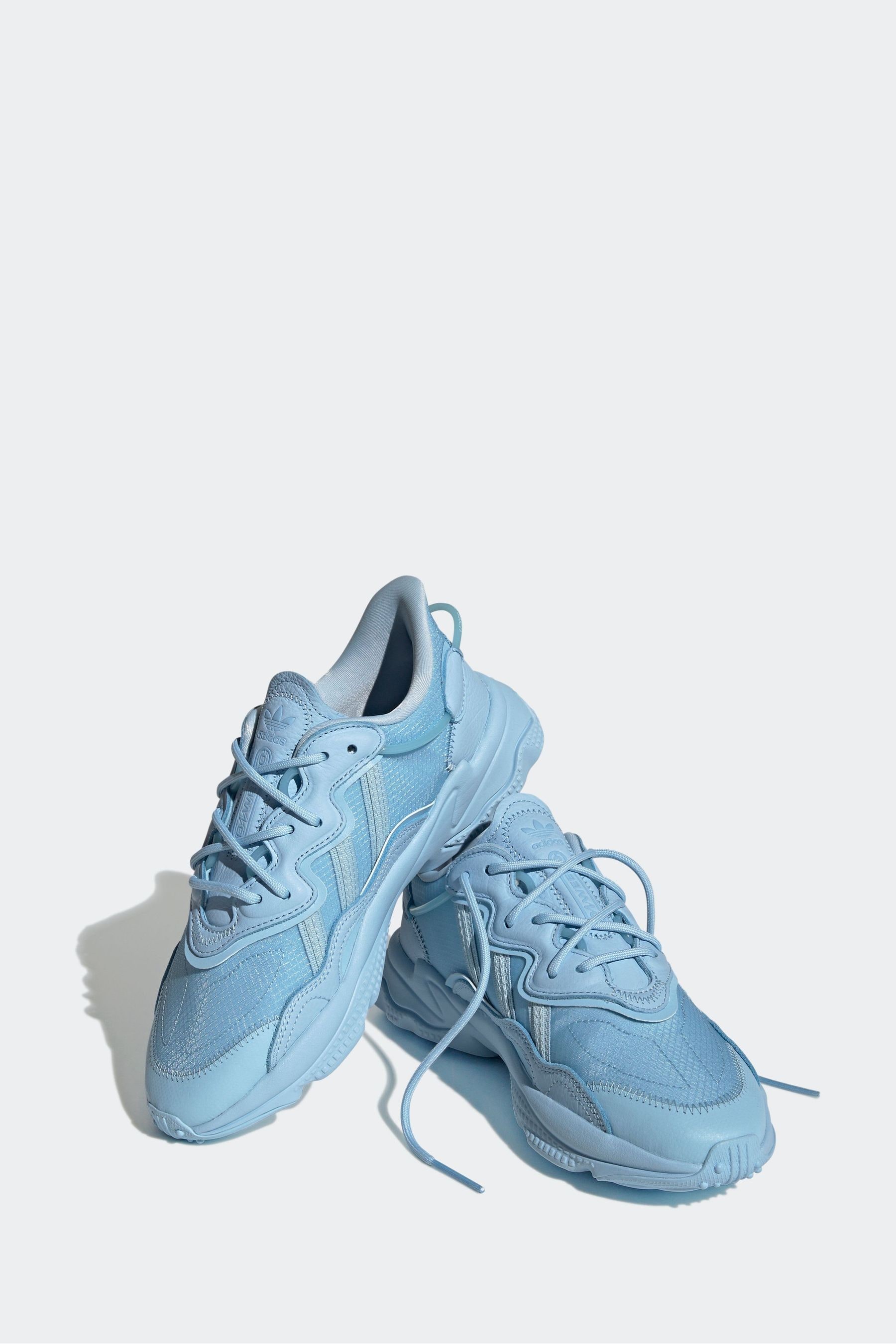 Buy adidas Originals Womens Ozweego Blue Trainers from Next Luxembourg