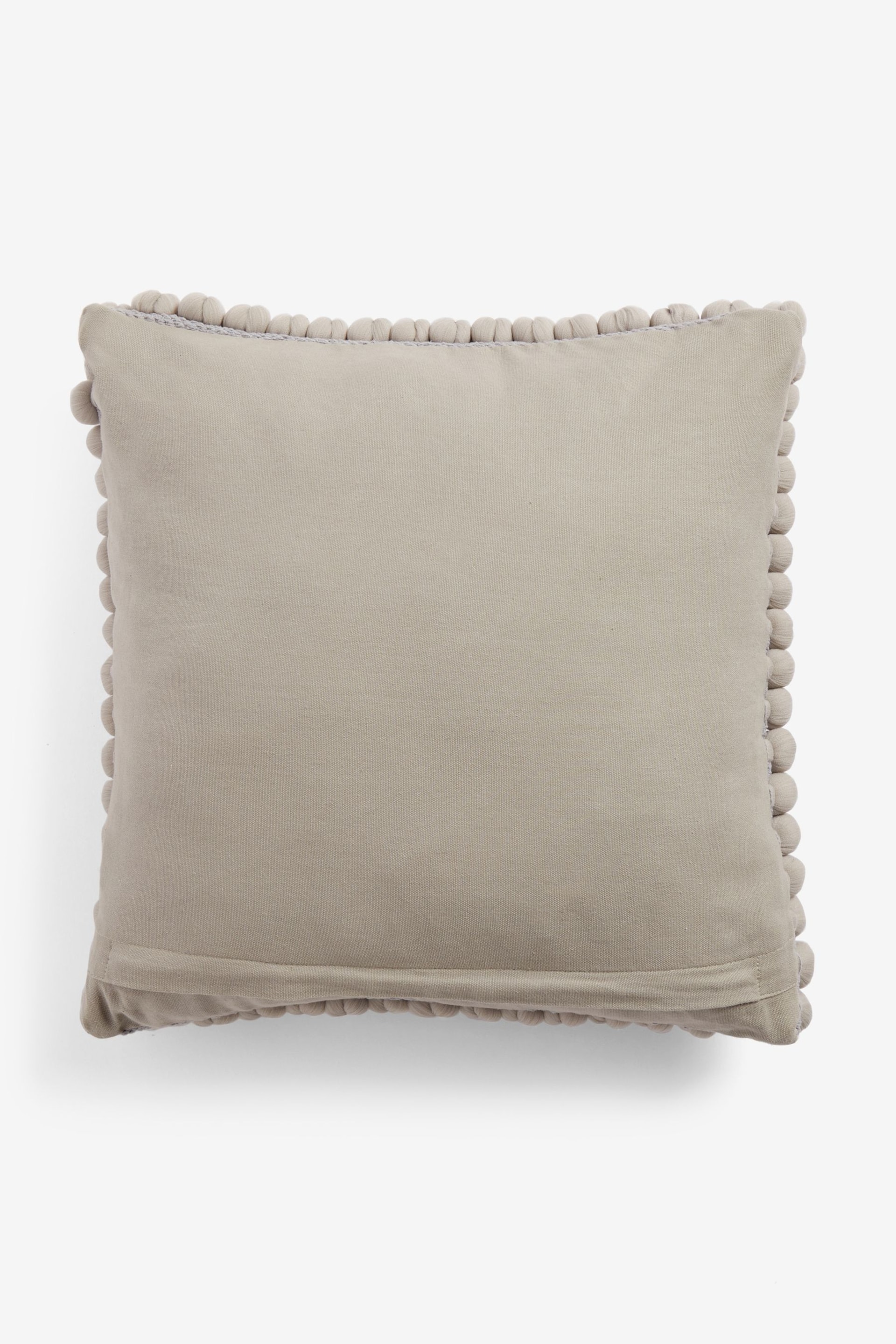Grey 43 x 43cm Global Bobble Cushion - Image 6 of 6