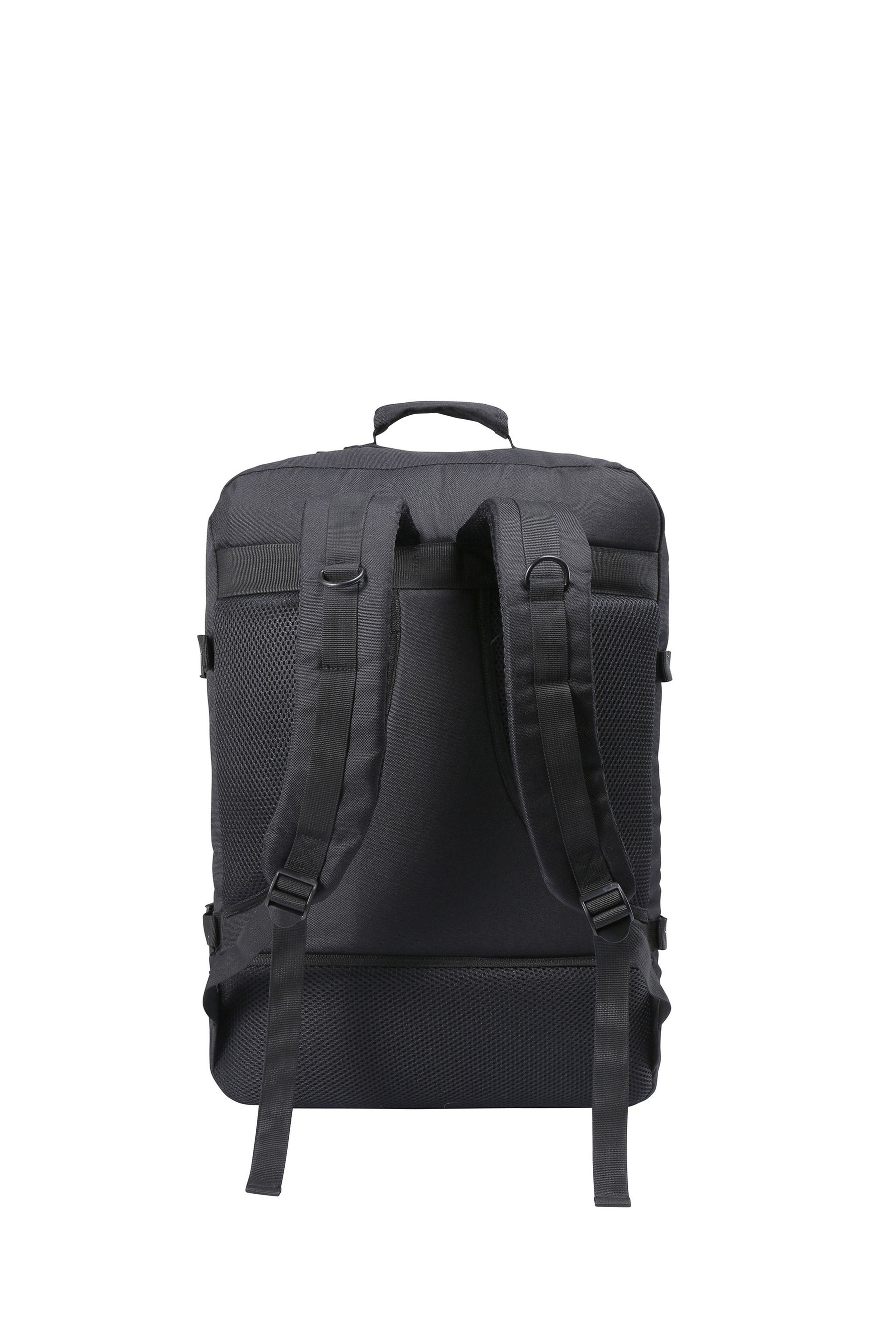 Buy Cabin Max Black Metz Travel Backpack Hand Luggage Carry On Cabin Bag 55x40x20cm from Next Luxembourg