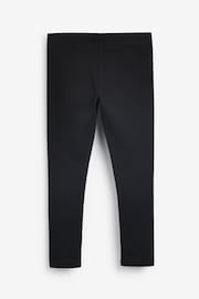 Black Long Length Leggings 3 Pack (3-16yrs) - Image 3 of 4